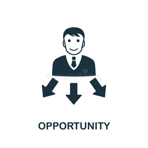 Opportunity Icon Symbol. Creative Sign from Crm Icons Collection. Filled Flat Opportunity Icon ...