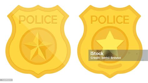 Police Badge Vector Illustration Eps Stock Illustration - Download ...