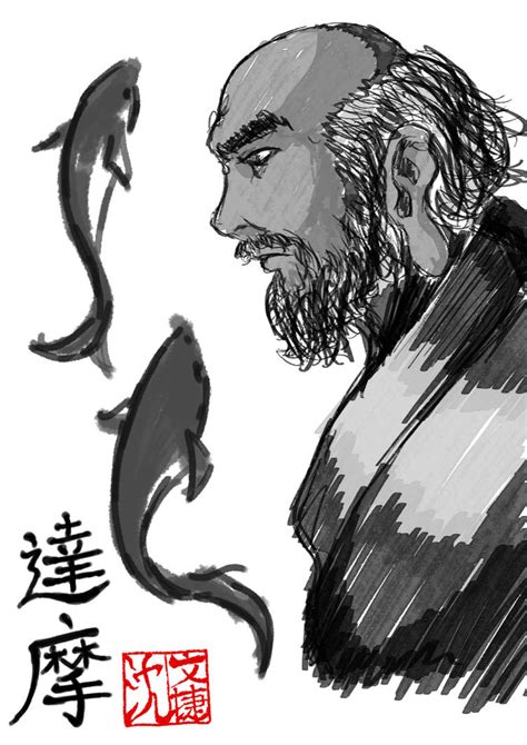 Bodhidharma by nineknives on DeviantArt