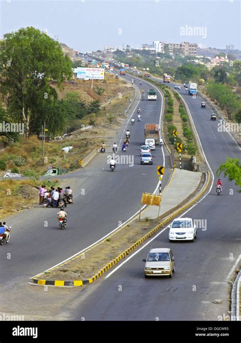 Far bypass road (Mumbai-Banglore National Highway) going towards Katraj. Pune, Maharashtra ...