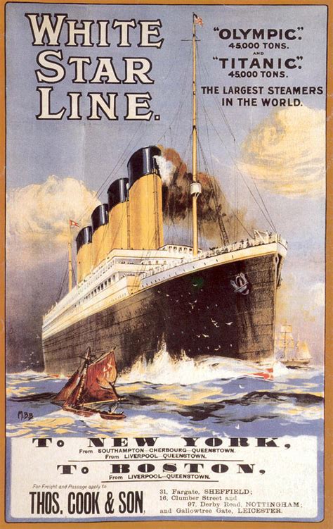 White Star Line Titanic & Olympic, C #1 by Heritage Images