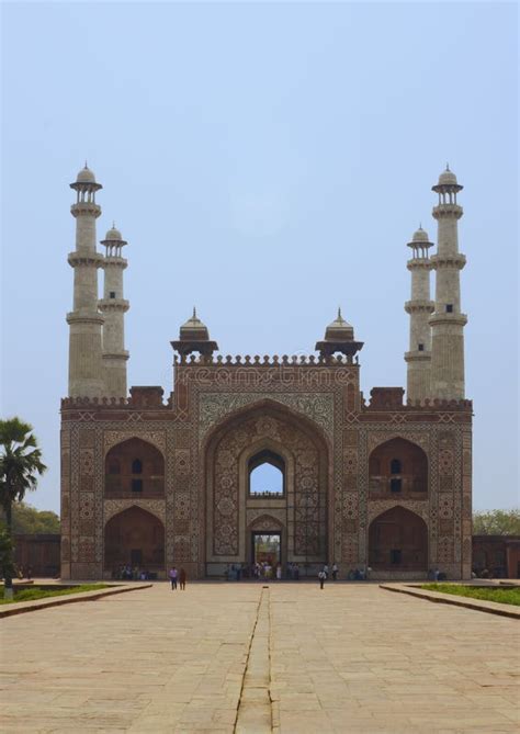 Sikandra, Tomb of Akbar (the Great Mughal Emperor) Editorial Image ...