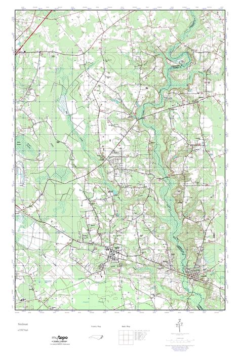 MyTopo Stedman, North Carolina USGS Quad Topo Map