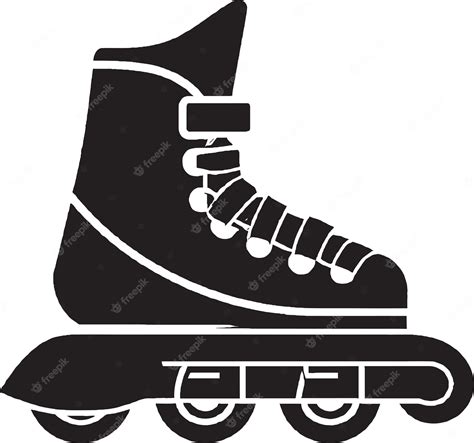 Premium Vector | Roller skating party logo design