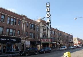 Map of Logan Square, Chicago, IL. Streets, roads and houses in Logan Square.