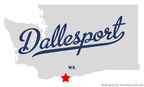 Map of Dallesport, WA, Washington