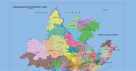 Vizag Roads: Visakhapatnam District Map