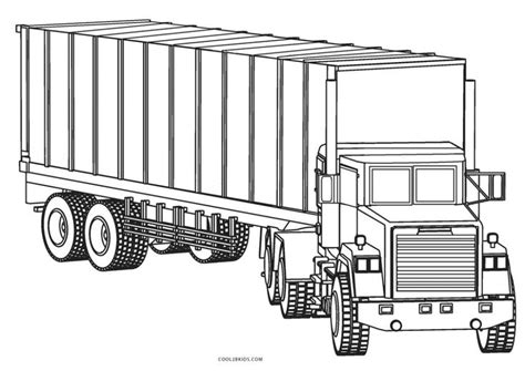 Free Printable Truck Coloring Pages For Kids | Páginas para colorir ...