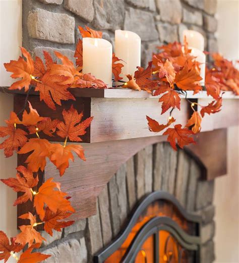 Our Indoor/Outdoor Lighted Maple Leaf Garland adds brilliant seasonal style anywhere. With its ...