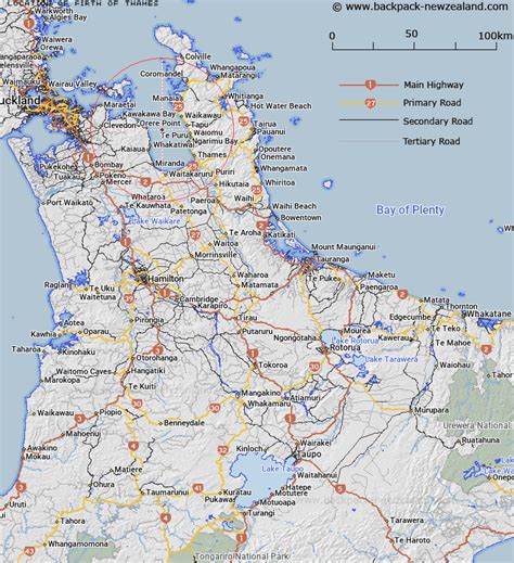 Where is Firth of Thames? Map - New Zealand Maps