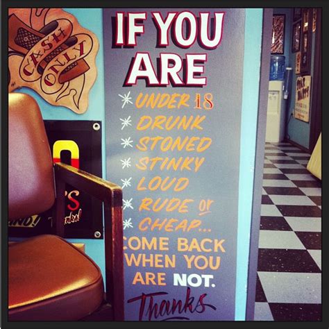 tattoo shop rules #tattooshop #tattoostudio #tattooparlour # ...