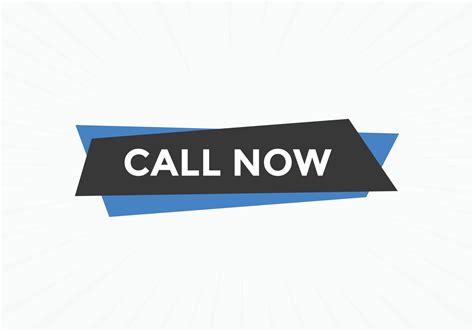 Call now button.call now text web template. Sign icon banner 8559102 Vector Art at Vecteezy