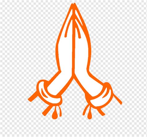 Namaste Computer Icons, hand prayer, hand, orange, desktop Wallpaper png | PNGWing