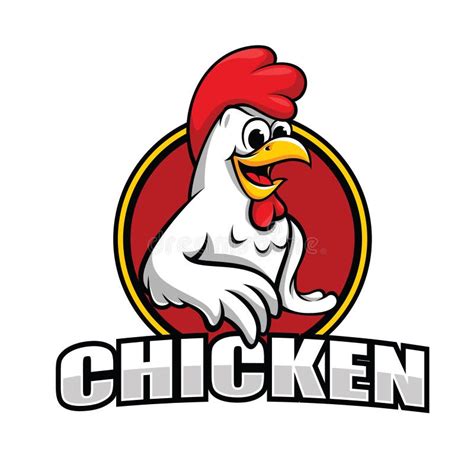 Chicken Mascot Logo Inspiration Vector Stock Vector - Illustration of head, logo: 182195858