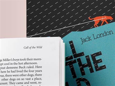 CALL OF THE WILD. Book rethinking/redesign on Behance