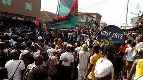 BIAFRA PROTEST HIT UMUAHIA | CKN News