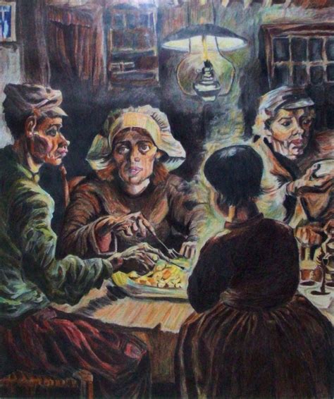 Van Gogh - potato eaters detail | Artist van gogh, Van gogh art, Van gogh drawings