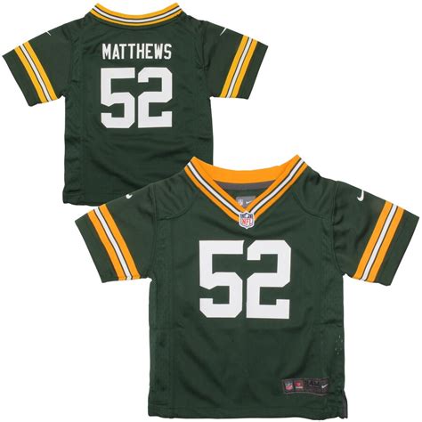 Infant Green Bay Packers Clay Matthews Nike Green Team Color Game Jersey