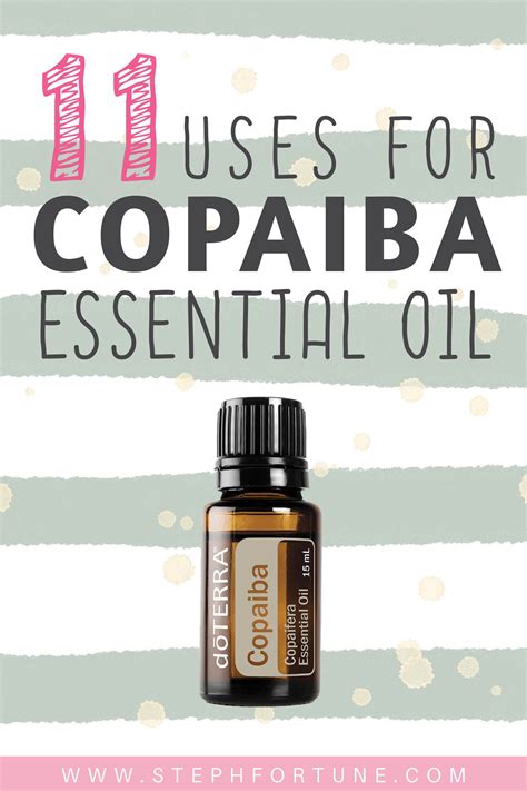 11 Uses for doTERRA Copaiba Essential Oil - | Copaiba essential oil ...