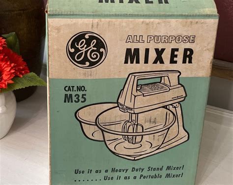 Vintage GE Heavy Duty Stand Mixer Model 22M35 NOS - Etsy