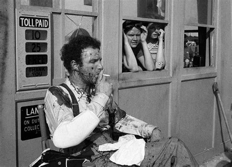 James Caan having a smoke break after Sonny getting gunned down at the ...