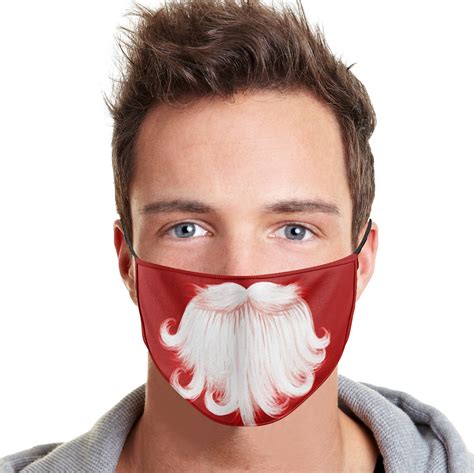 Santa Beard Face Mask | Teemoonley.com