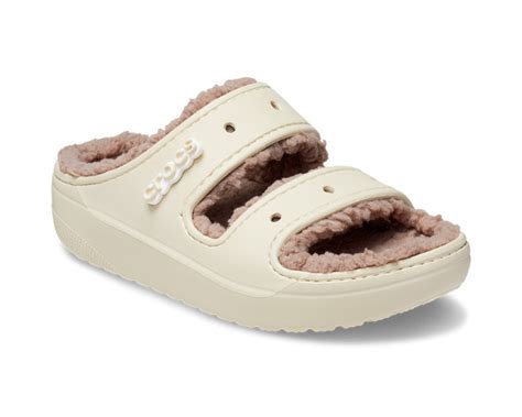 crocs - crocs classic cozzzy sandal in bone mushroom | Shopee PH Blog ...