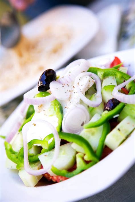 Feta cheese salad stock photo. Image of dieting, macro - 16566686