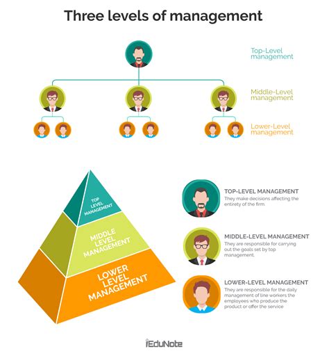 3 Levels of Management in Organizational Hierarchy