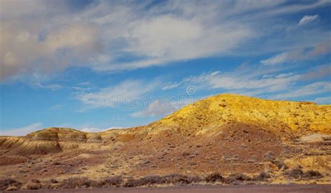 Desert Landscape at Mountains in New Mexico with Sky Stock Image - Image of nature, mexico ...