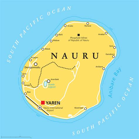 What is the capital of Nauru? | Mappr