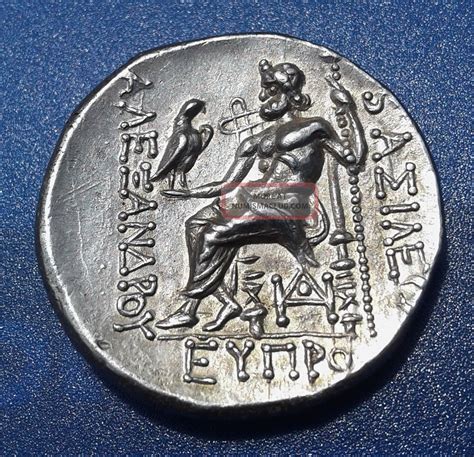 Alexander The Great. Rare Issue Tetradrachm. Exquisite Ancient Greek Silver Coin