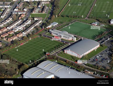 aerial view of Liverpool FC Academy, UK Stock Photo - Alamy