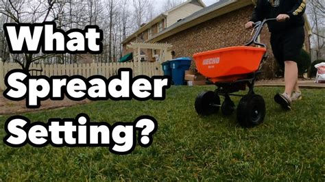 Fertilizer Spreader Settings Step by Step Details - YouTube