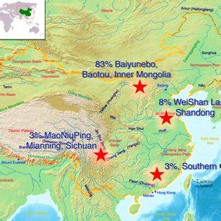 Geologic distribution of rare earth reserves in China. Credit:... | Download Scientific Diagram