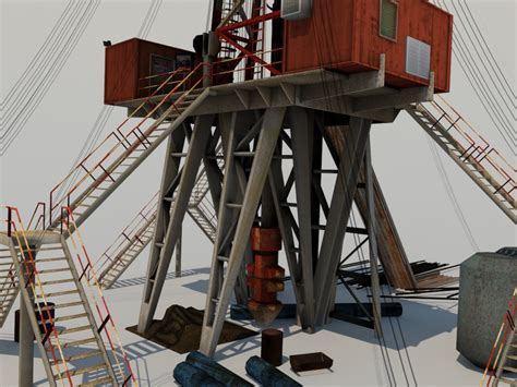 Land Drill Rig 3D Model Realtime 3D Models World | ubicaciondepersonas.cdmx.gob.mx