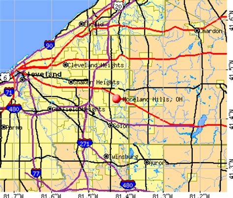 Moreland Hills, Ohio (OH 44022) profile: population, maps, real estate, averages, homes ...