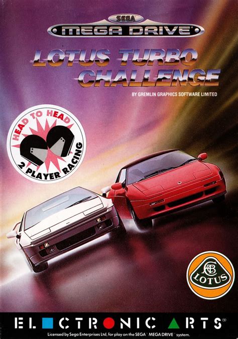 Cover art for Lotus Turbo Challenge 2 (Genesis) database containing game description & game ...