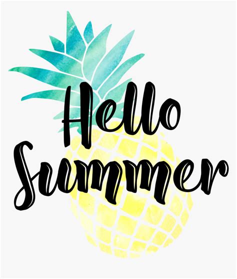 Hello Summer Clipart, HD Png Download - kindpng