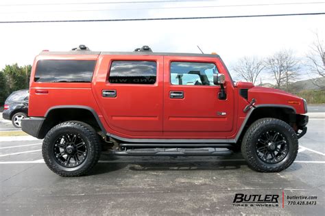 Hummer H2 with 20in Black Rhino Rockwell Wheels exclusively from Butler Tires and Wheels in ...