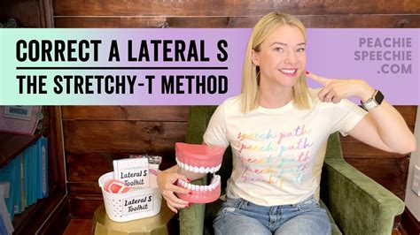 How to Correct a Lateral S (Lateral Lisp) by Peachie Speechie - YouTube