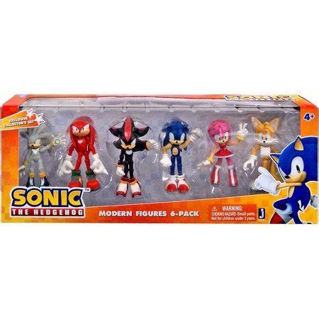 Sonic The Hedgehog Sonic Deluxe Set Action Figure 6-Pack - Walmart.com | Sonic toys, Beyblade ...