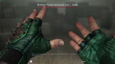 🖐️ CS:GO Broken Fang Glove | Jade (Minimal Wear) - Showcase Unboxing Review - YouTube