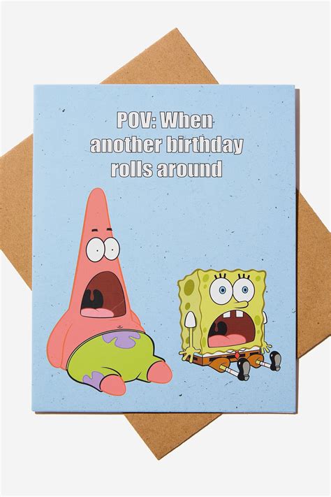 Funny Birthday Card | Stationery, Backpacks & Homewares | Typo