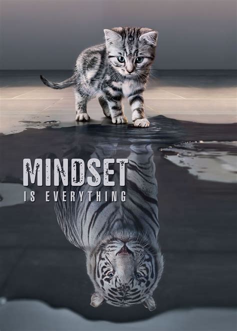 'Mindset is everything' Poster by SNB Studio | Displate in 2022 | Inspirational posters ...