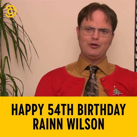 Comedy Central UK - Happy Birthday Rainn Wilson | The Office US