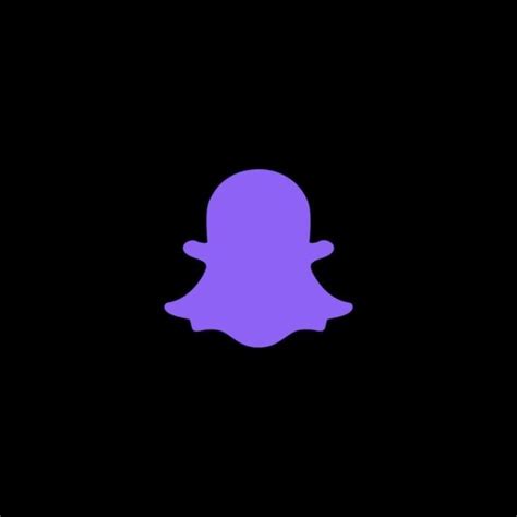 Purple Snapchat icon