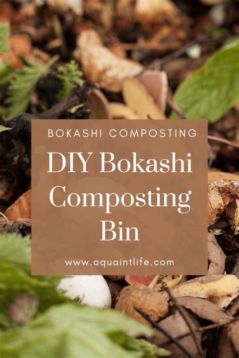 Bokashi Composting | DIY Bokashi Bin - A Quaint Life