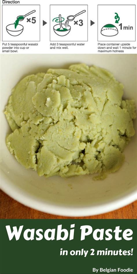 Make Wasabi Paste in 2 minutes! So easy and tasty! #wasabi #DIY #easyrecipes Wasabi Recipes, Rub ...