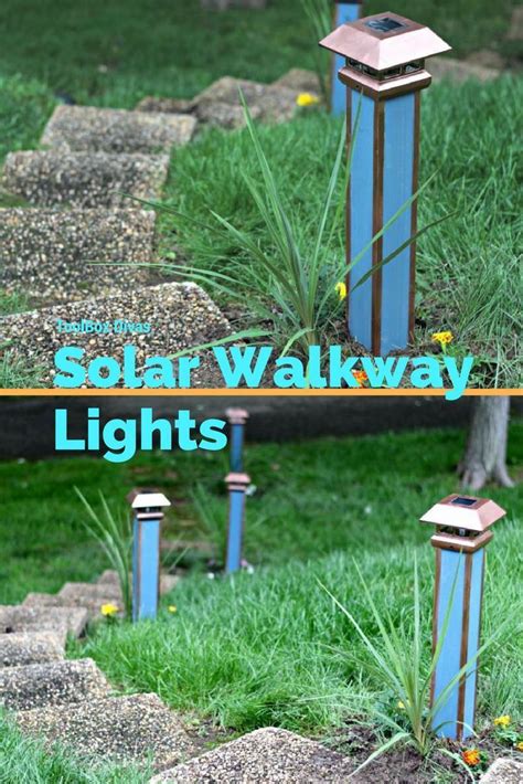 Create your own Solar Walkway lights, to guide you into your home this summer! #lights ...